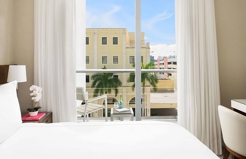 Bay Harbor Islands Hotel | One Bedroom King Suite Balcony Water View at The Altair Hotel Bay Harbor Miami!