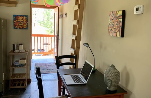 Markleeville Apartment | Open, airy, upstairs studio apartment in the heart of Markleeville. Pet friendly