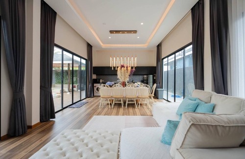 Kao Yai Villa | Orange Private Pool Villa, Near Cham Am Beach