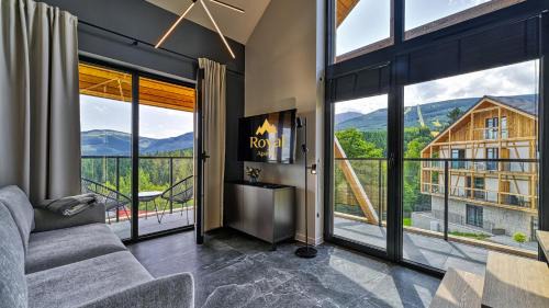 Bierutowice Apartment | Orlik VIP Residence - Apartament dwupoziomowy Śnieżka Skyline z prywatną sauną