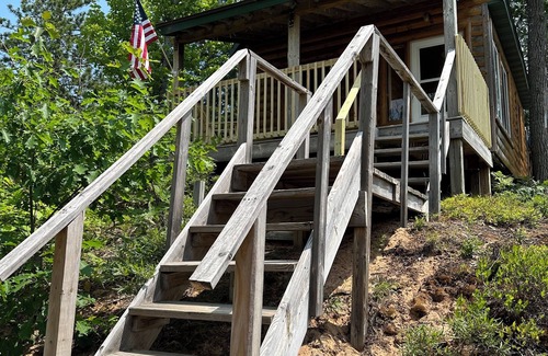 Newberry Cabin | ORV/ATV/4x4 access only. REMOTE. Camping in a cabin. RUSTIC.