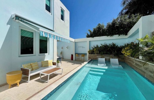 San Juan Apartment | Our Monstera Studio is a studio apartment with a private entrance located on the ground floor.