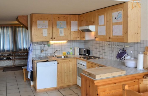 St. Luc Apartment | Outside : 4 rooms apartment with south balcony, for 5 people -Inside : approx. ? sqm, living with fi