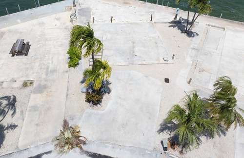 Cudjoe Key RV Rental | Oversized RV Lot with 41'+12' Seawall, Deep Water Access, and Stunning Open Water Views