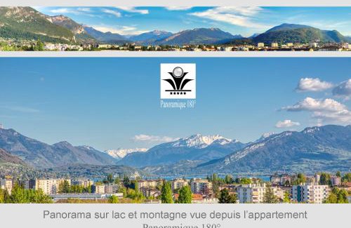 Annecy-le-Vieux Apartment | Panoramique 180 lac et montagne et Nid Secret spa romantique