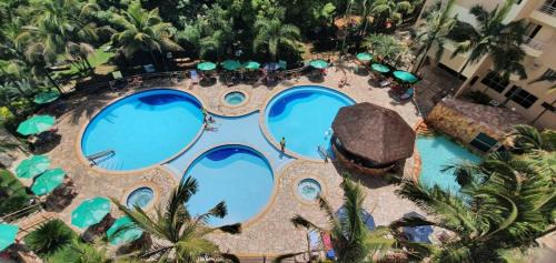 Pousada do Rio Quente Apartment | Paradise Temporada Cobertura 4 Quartos com Jacuzzi e Churrasqueira no Thermas Paradise - Rio Quente