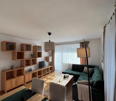 Srodmiescie Apartment | Parkside Charm by the Odra River near ZOO