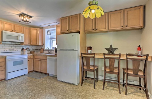 Hellertown Cottage | Patio & Fire Pit: Idyllic Cottage in Hellertown!