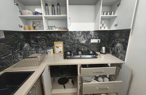 Agara Apartment | Peaceful 1BHK with Balcony, Wifi