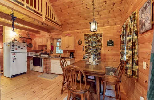 Shirley Mills Cabin | Peaceful Dog-Friendly Cabin with Large Yard, Deck, & Firepit - Close to the Lake
