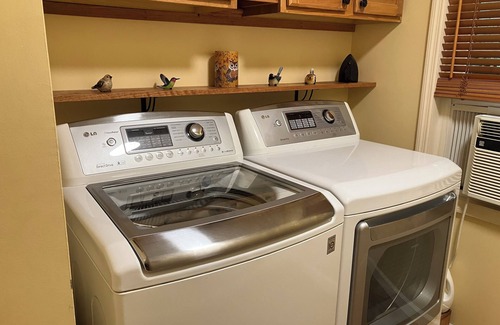 Ogle Meadows Cabin | Peaceful mountain living! Backyard creek, hot tub, fire pit with mountain views