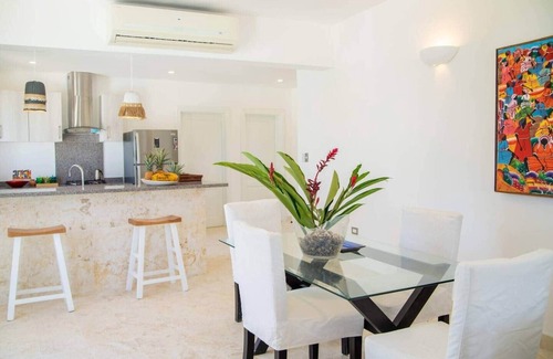 Las Terrenas Apartment | Penthouse in erster Meereslinie: Strand von Coson