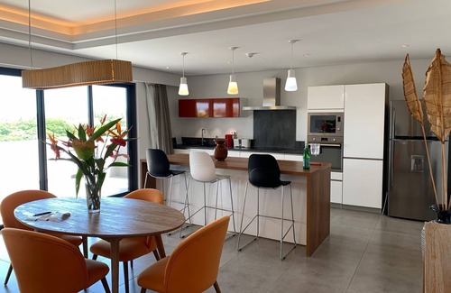 Mont Choisy Apartment | Penthouse in Mont-Choisy, lagoon pool and jacuzzi