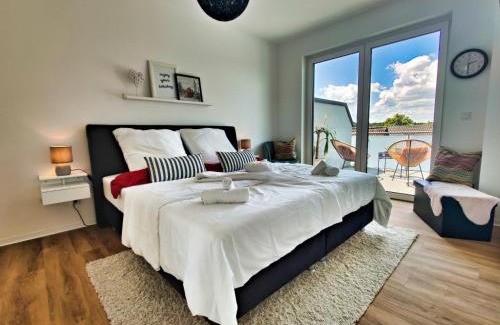 Region Hannover District Apartment | Penthouse mit Whirlpool im Herzen von Niedersachsen