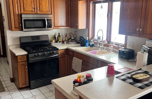 Oshkosh House | Perfect Airventure 4 bedroom home in welcoming Oshkosh with WiFi, AC