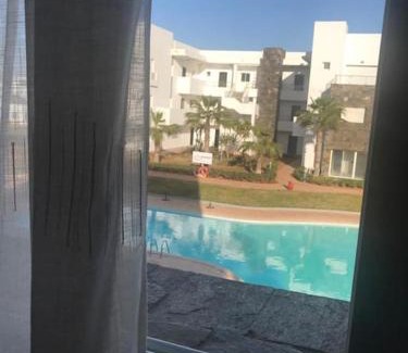 Marina Apartment | PERLA SAÏDIA APPART XXL Clima IPTV Piscine Parking Jardin