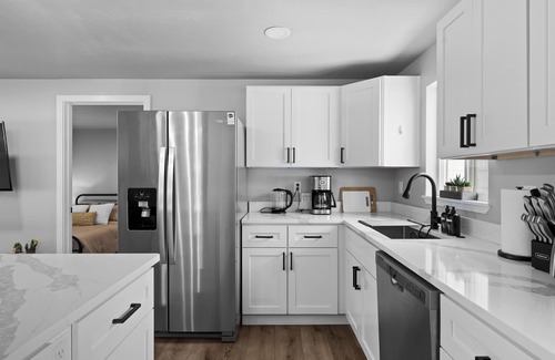 Casper House | Pet friendly house in Casper behind fairgrounds w AC, grill, WiFi, RV parking