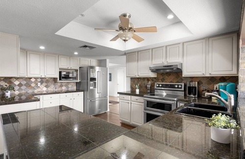 Norma Estates House | Pet-friendly outdoor entertainment and relaxation by private pool and more