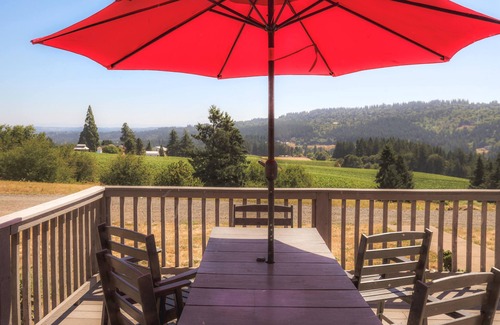 Newberg House | Pet Friendly Vineyard Home with Mountain Views