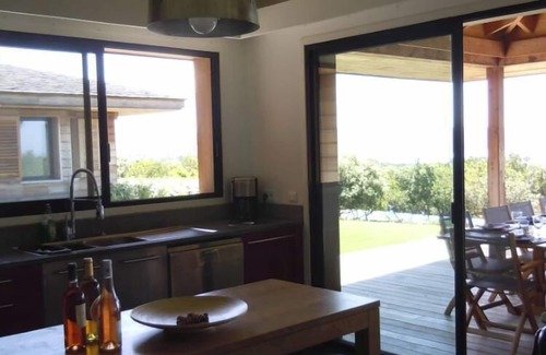 Pianotolli-Caldarello Villa | Pianottoli Caldarello: Architect villa with sea view pool 180 South Corsica