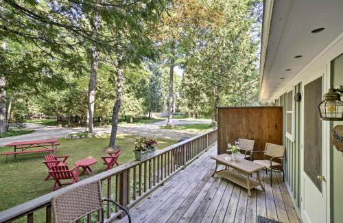 Fish Creek House | Pine Cottage Duplex with Deck Walk to State Park!