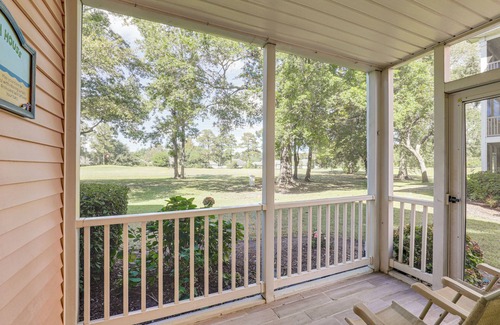 Carolina Forest Condo | Play Golf & Unwind Poolside! Myrtle Beach Retreat