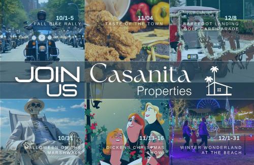 Downtown Myrtle Beach House | Playa Poesia By Casanita - Oceanfront Lux Studio