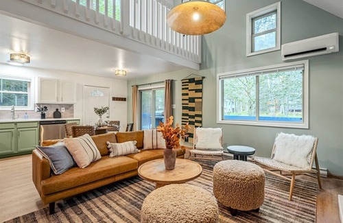 Locust Lake Village House | Poconos Pines Escape Sauna Hot Tub Playground