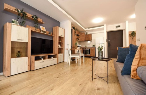 Sector 2 Apartment | POKER FACE | Stunning 1BR Apt with Balcony