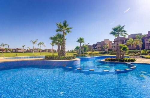 Marrakech Condo | Pool & Garden View - Family relaxation