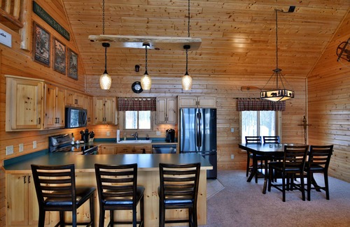 Spooner House | Potato Lake House- Beautiful log chalet on pristine Potato Lake.