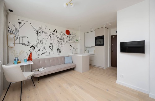 Powisle Apartment | Potockiego 4 | Warsaw | Unique Studio | Wi-Fi