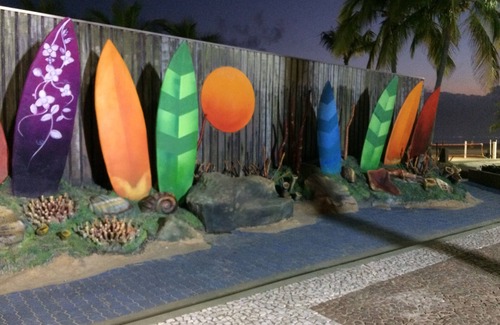 Canto do Forte Apartment | Praia Grande- Canto do forte- Building facing the sea- feet in the sand!