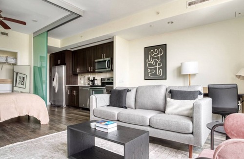 Columbia Heights Apartment | Premium 14th Street 1BR w/ Gym, Pool & W/D, walk to Metro, by Blueground