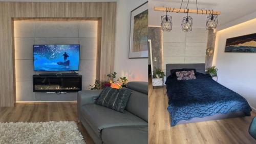 Goclaw Apartment | Premium Apartment up to 5p, 15 min to City Center, Tree VIEW, 5 min walk to 2 lakes with attractions, VR Googles, LED FIREPLACE, NEW