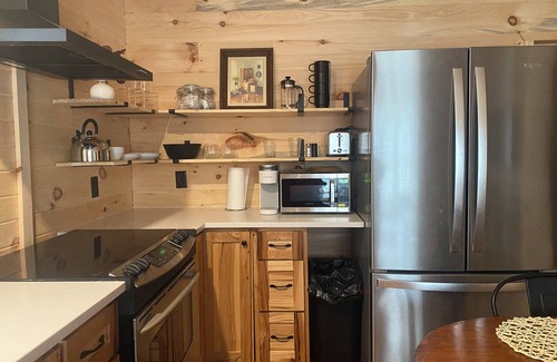 Amery Cabin | Private 3bdr cabin on Apple River kayaks, SUPS, and paddle boat. Pet friendly!