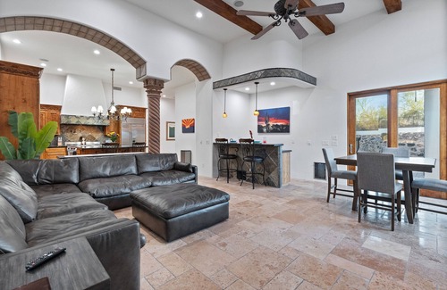 Glendale House | Private 5 Bedroom Resort with Pool Backing Mountain Preserve