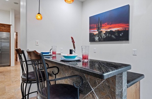 Glendale House | Private 5 Bedroom Resort with Pool Backing Mountain Preserve