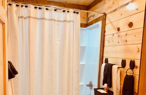 Ringold Cabin | Private area, electric fireplace, free internet, pond, near lake