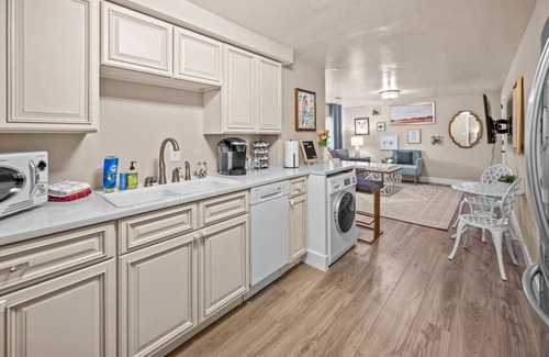 St. Charles Apartment | Private Basement Retreat with Hot Tub