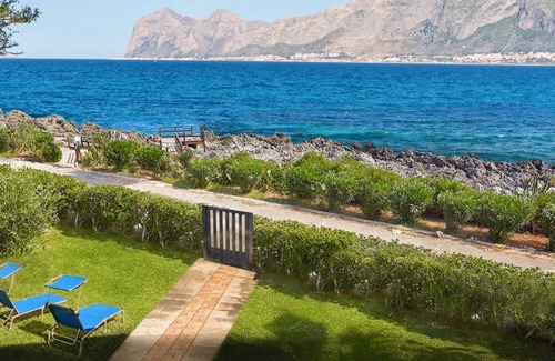 Carini Villa | Private beach, exclusive residence, view of the gulf, smell of the sea!