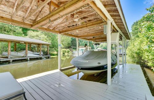 Henrico House | Private Dock and Fire Pit Serene Lake Gaston Escape