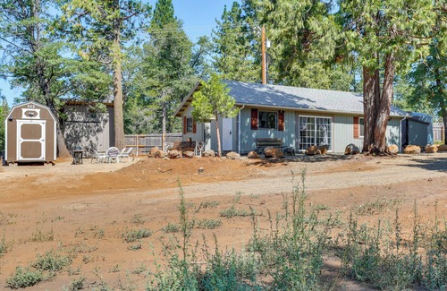 Shingletown Cottage | Private Horse Stall: Unplug at Shingletown Home!