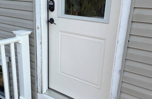 West Creek Apartment | Private Lighthouse Beach Studio w bath close LBI Long Beach Island West Creek