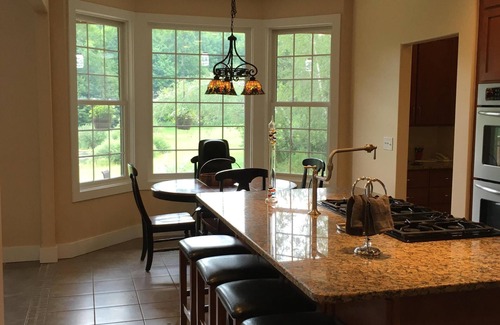 Union Dale Ski Chalet | Private Modern Estate Chalet in Nature with Pond and Creek on 50 acres-Sleeps 18