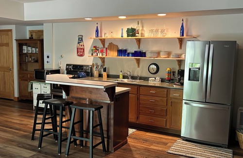 Plymouth Apartment | Private, Peaceful Retreat near Road America