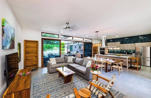 Playa Langosta House | Private Pool with direct access to 2 beaches!
