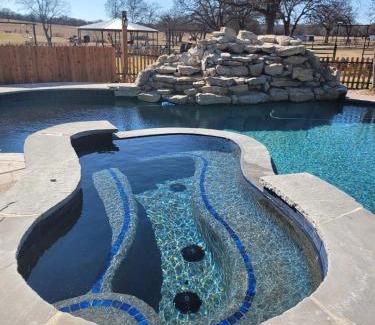 Wise County House | Private Retreat with Pond, Pool and Hot Tub