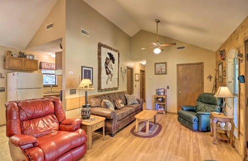 Boswell House | Private Riverfront Cabin with Ozark Mountain View!