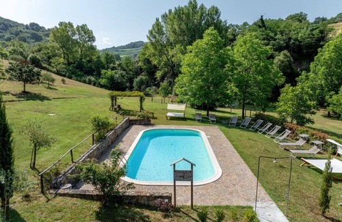 Montaione Villa | Private Villa with A/C, WIFI, private pool, TV, pets allowed, panoramic view, close to San Gimignano